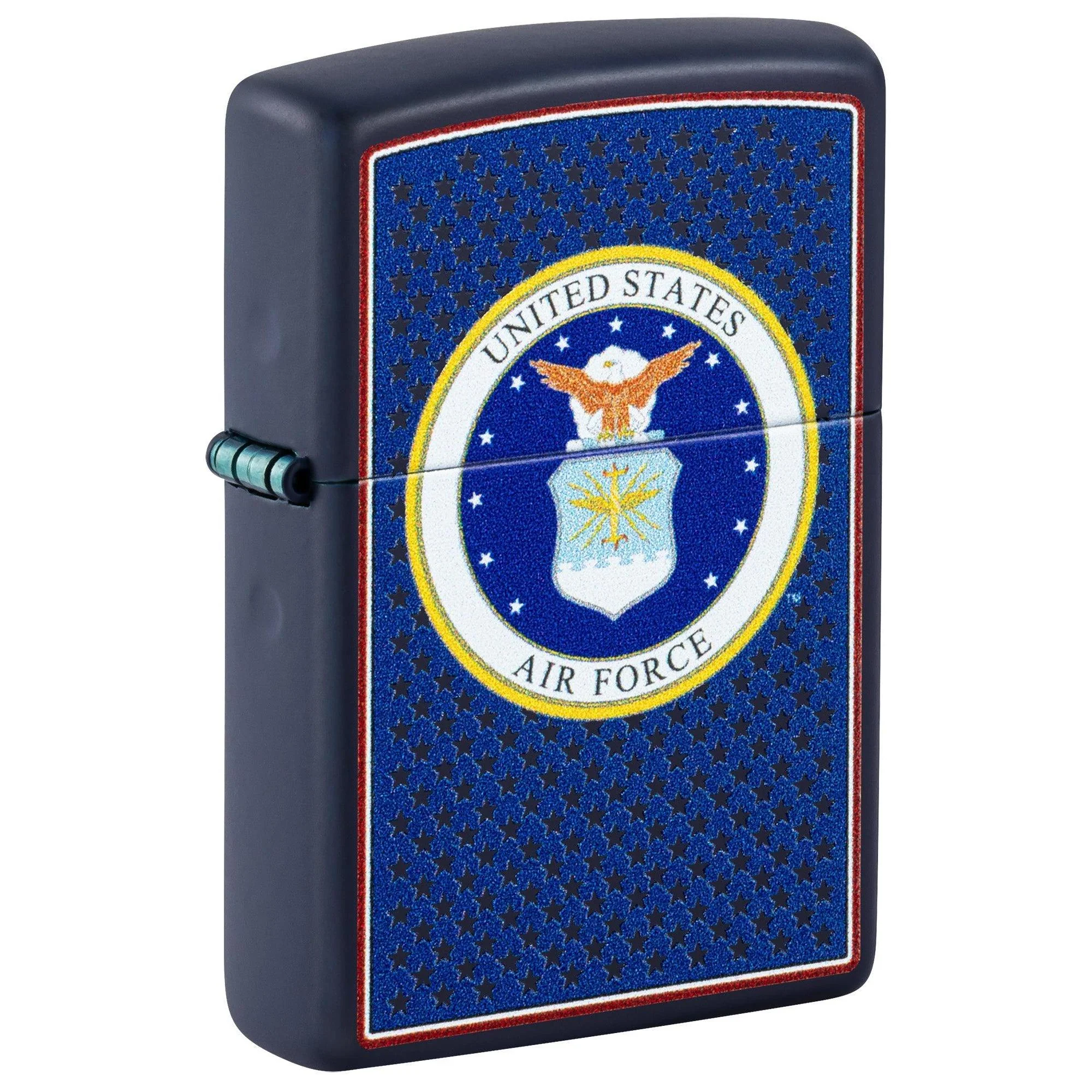 Zippo Lighter: USAF Air Force Crest - Navy Matte 46488