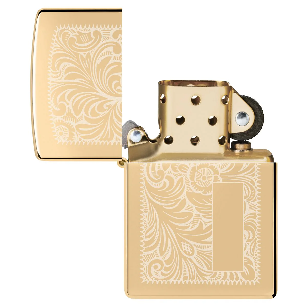 Zippo Lighter: Venetian - HP Brass 352B - Image 6