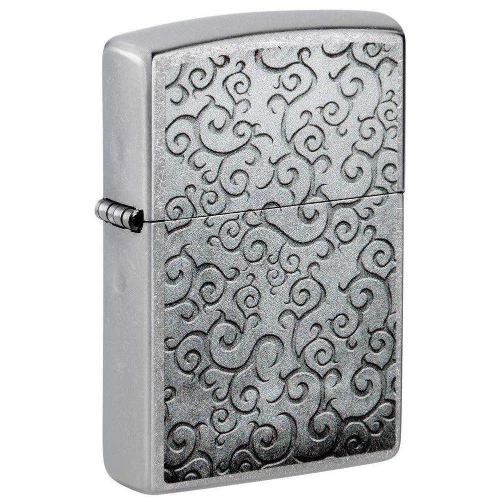 Zippo Lighter: Vines Design - Street Chrome 48726