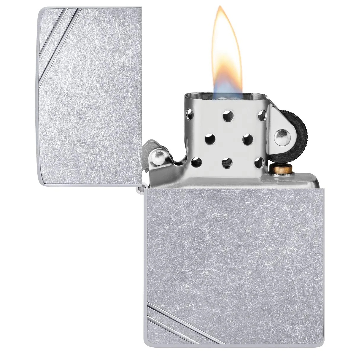Zippo Lighter: Vintage - Street Chrome 267 - Image 4