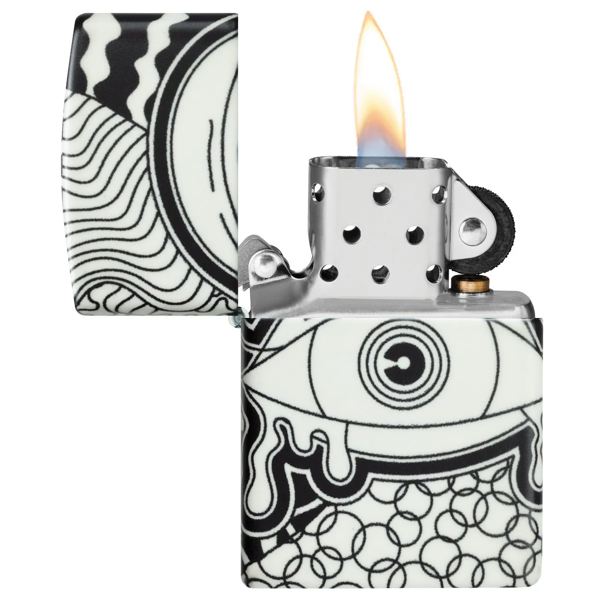 Zippo Lighter: Vision Test, Glow-in-the-Dark - 540 Color 46428 - Image 8