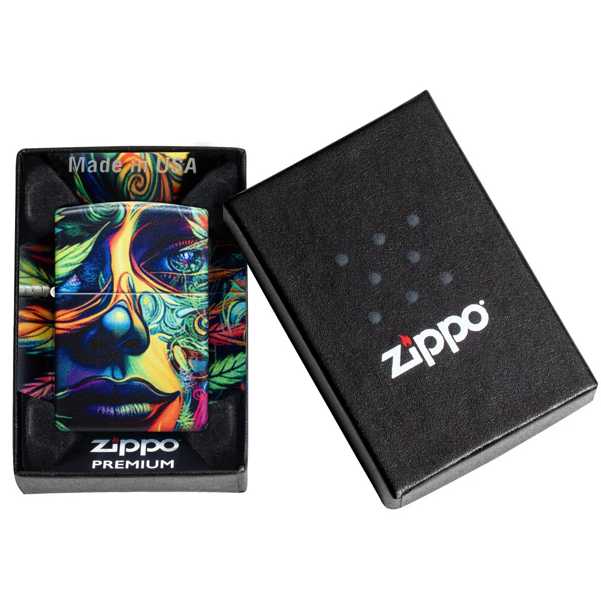 Zippo Lighter: Weed Leaf Camo Design - 540 Color 46594 - Image 10