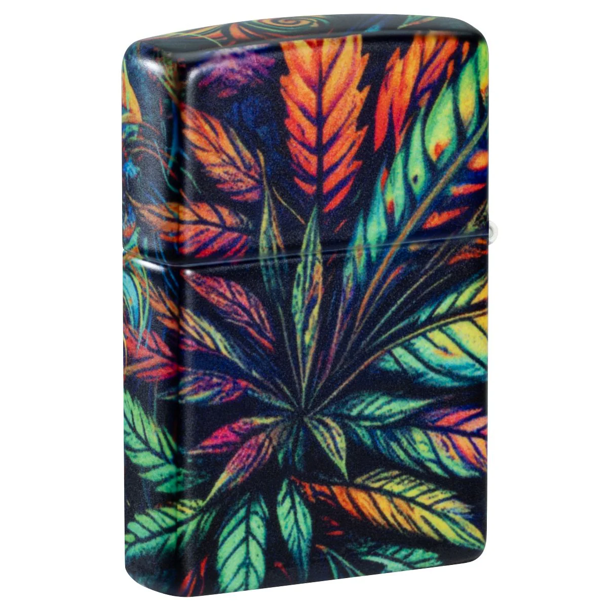Zippo Lighter: Weed Leaf Camo Design - 540 Color 46594 - Image 2
