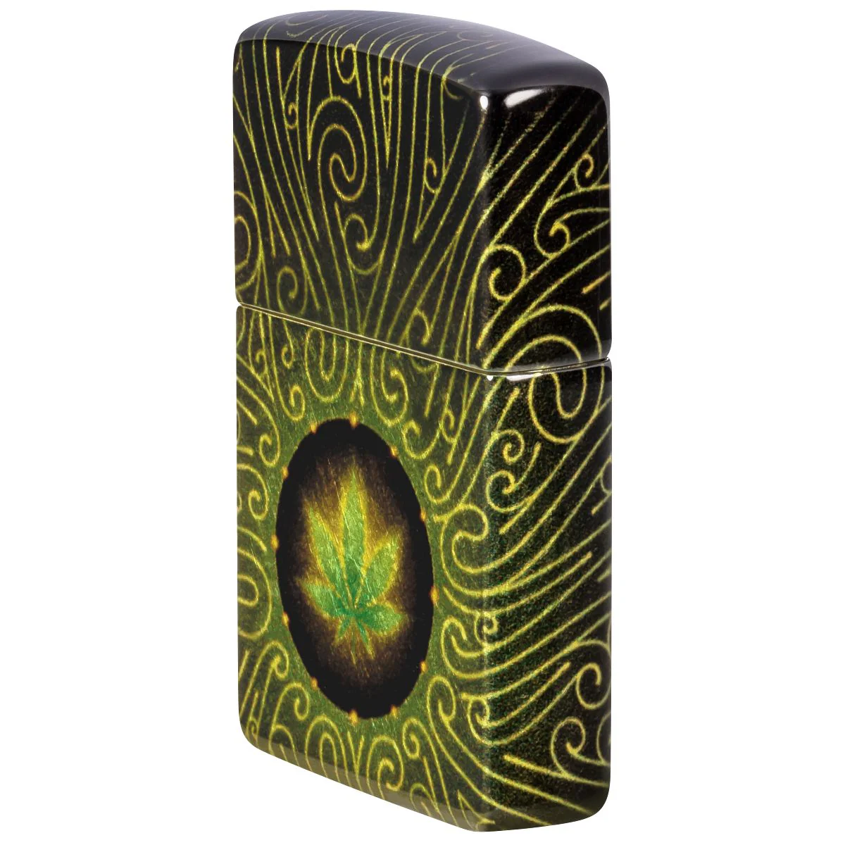 Zippo Lighter: Weed Leaf Maze - 540 Fusion 46276 - Image 3