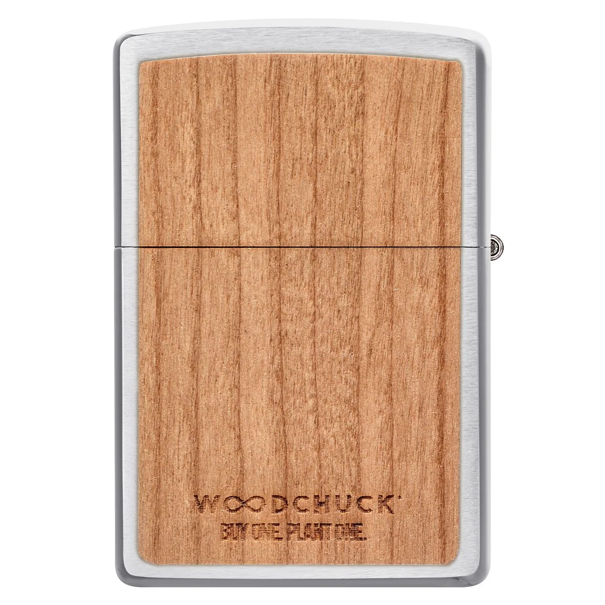 Zippo Lighter: Woodchuck Cherry - Brushed Chrome 49462 - Image 5