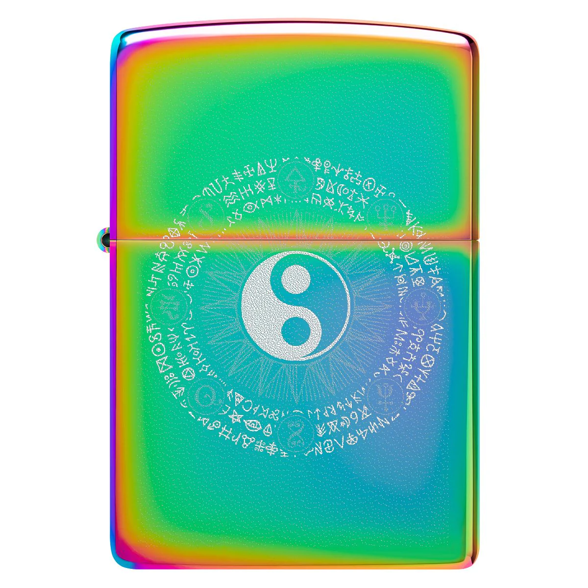 Zippo Lighter: Yin and Yang Design, Engraved - Multi-Color 46482 - Image 2