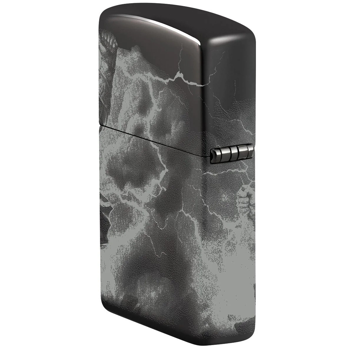 Zippo Lighter: Zeus Design - High Polish Black 46364 - Image 4