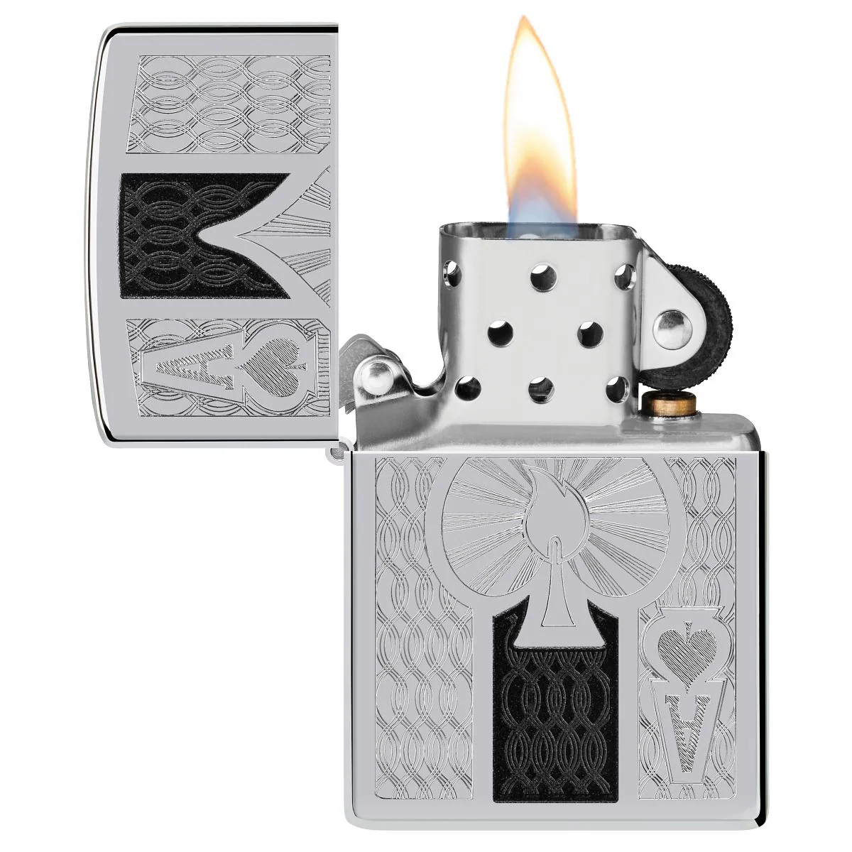 Zippo Lighter: Zippo Ace - HP Chrome 24196 - Image 3