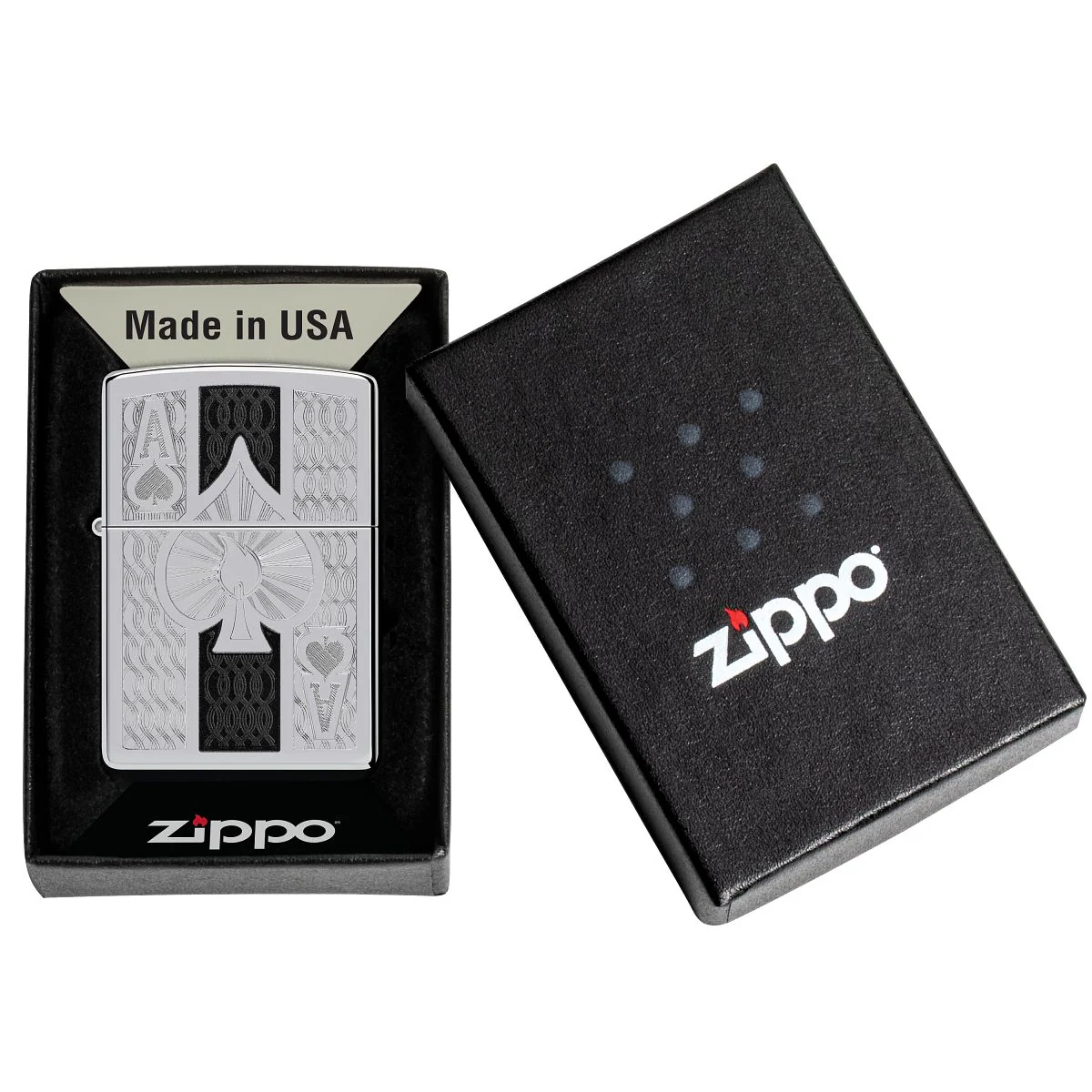 Zippo Lighter: Zippo Ace - HP Chrome 24196 - Image 6