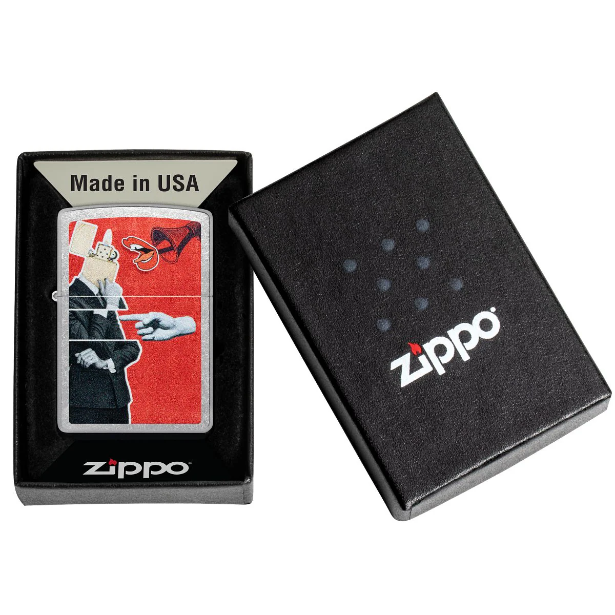 Zippo Lighter: Zippo Collage Design - Street Chrome 46581 - Image 6
