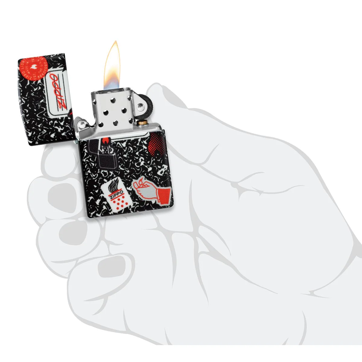 Zippo Lighter: Zippo Composition Book - 540 Color 46707 - Image 9