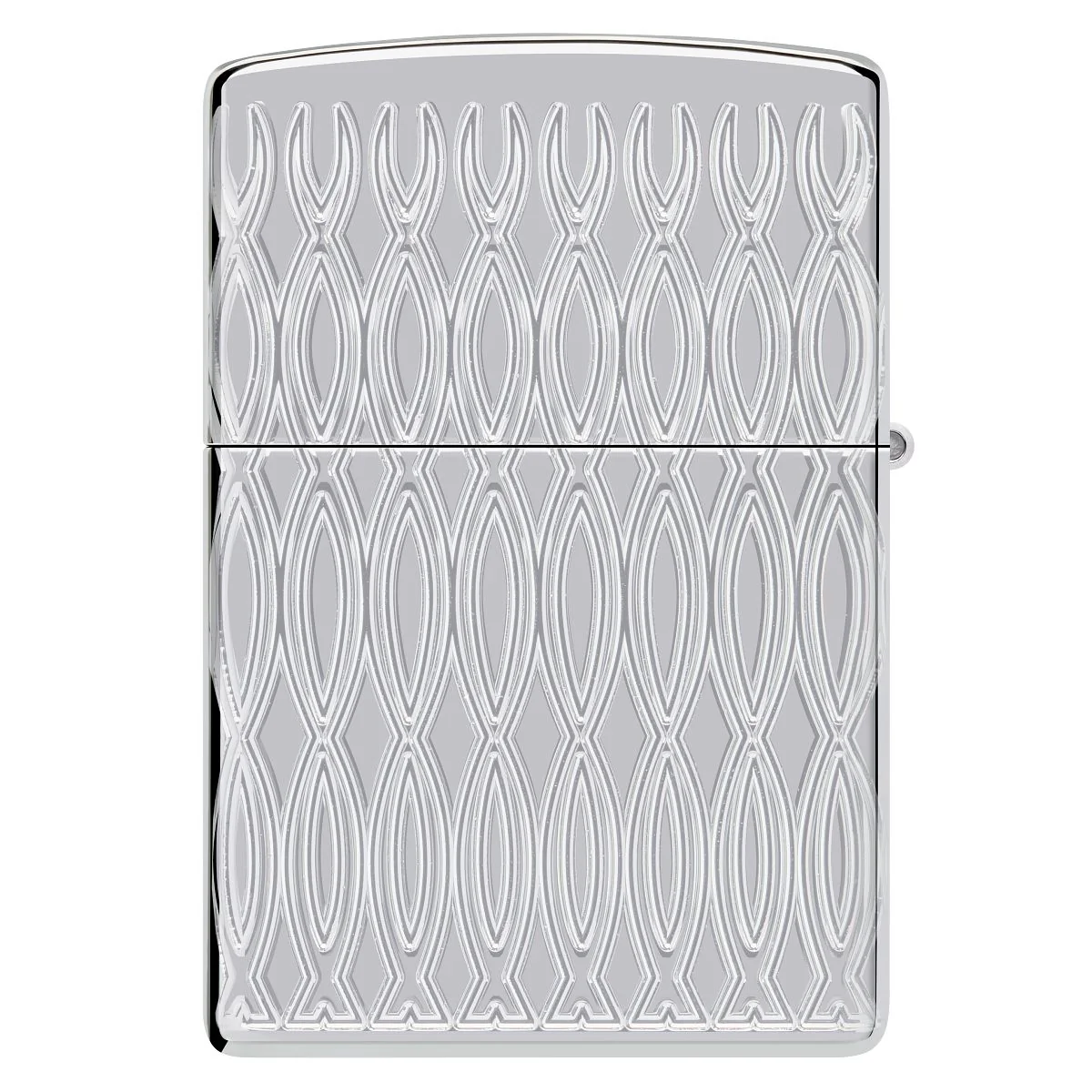 Zippo Lighter: Zippo Flame Design, Armor Multicut Engraved - High Polish Chrome 48838 - Image 5