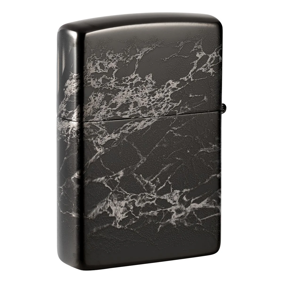 Zippo Lighter: Zippo Flame, Photo Image 360 - High Polish Black 48738 - Image 2