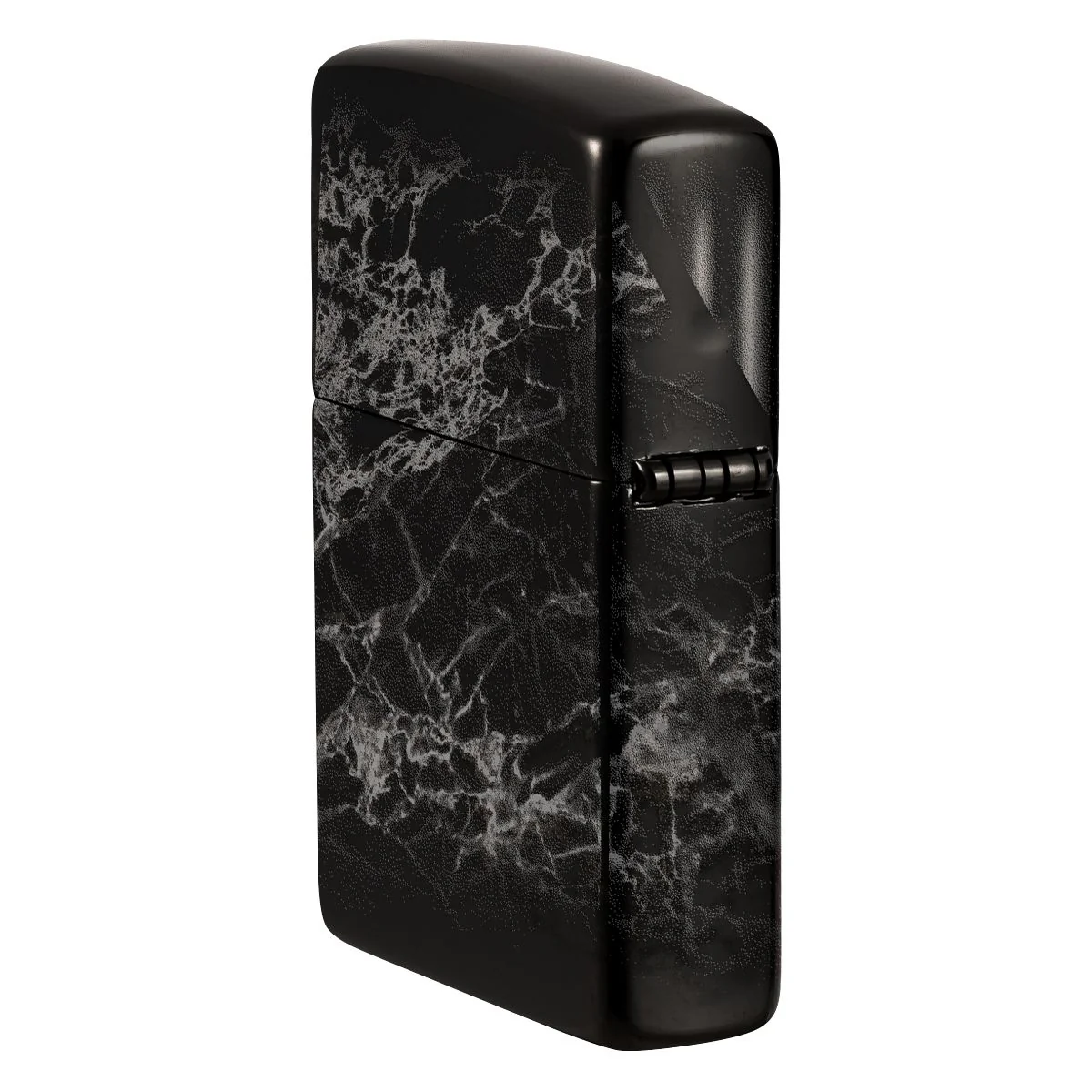 Zippo Lighter: Zippo Flame, Photo Image 360 - High Polish Black 48738 - Image 4