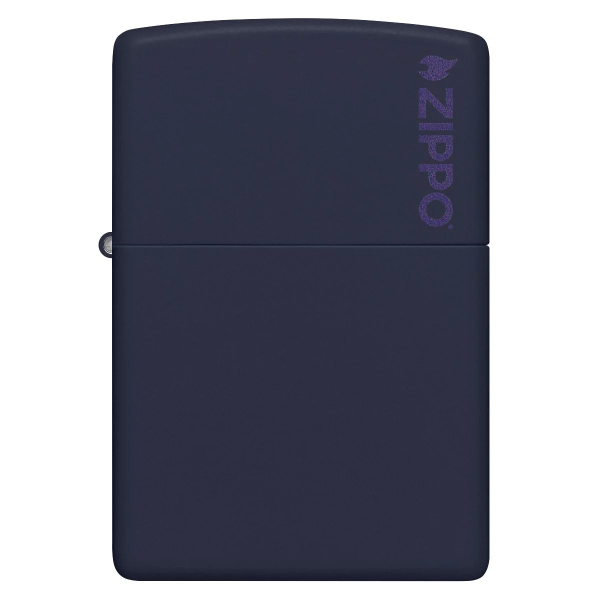 Zippo Lighter: Zippo Logo - Navy Matte 239ZL - Image 2