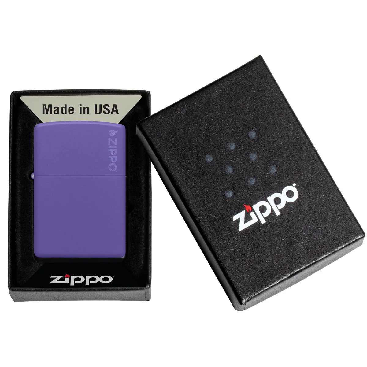 Zippo Lighter: Zippo Logo - Pink Matte 237ZL - Image 6