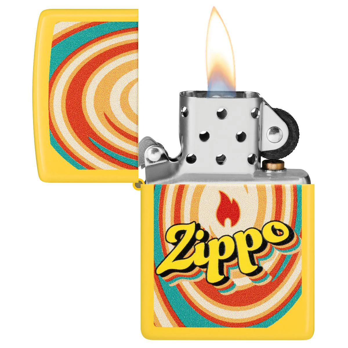Zippo Lighter: Zippo Swirls - Sunflower 46570 - Image 3
