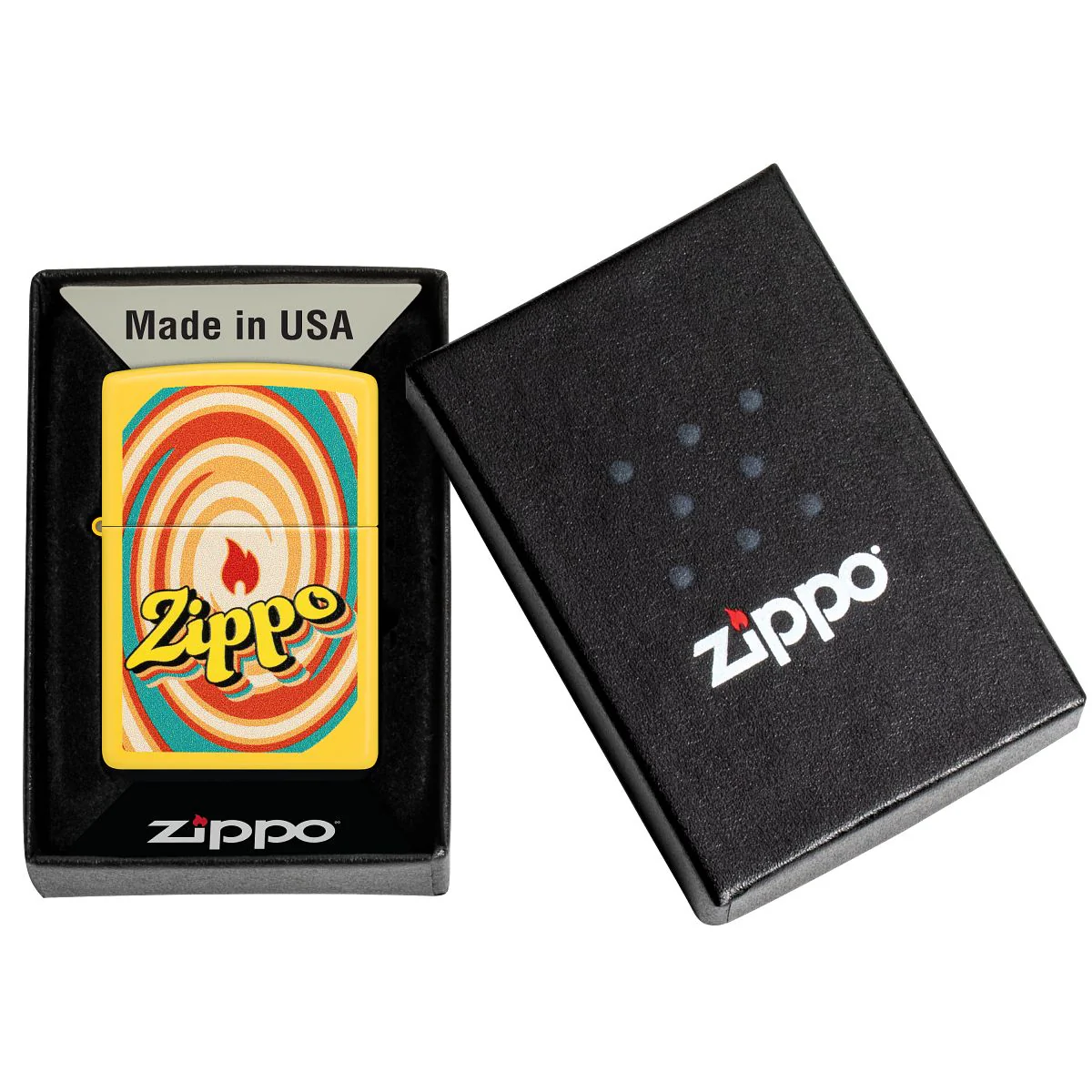 Zippo Lighter: Zippo Swirls - Sunflower 46570 - Image 6