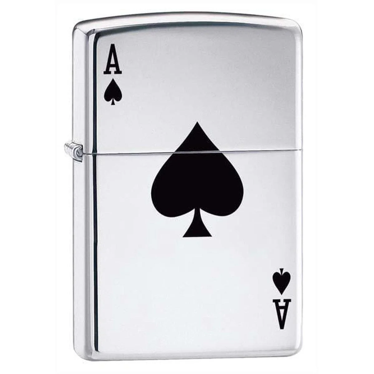 Zippo Pipe Lighter: Lucky Ace - High Polish Chrome 24011PL