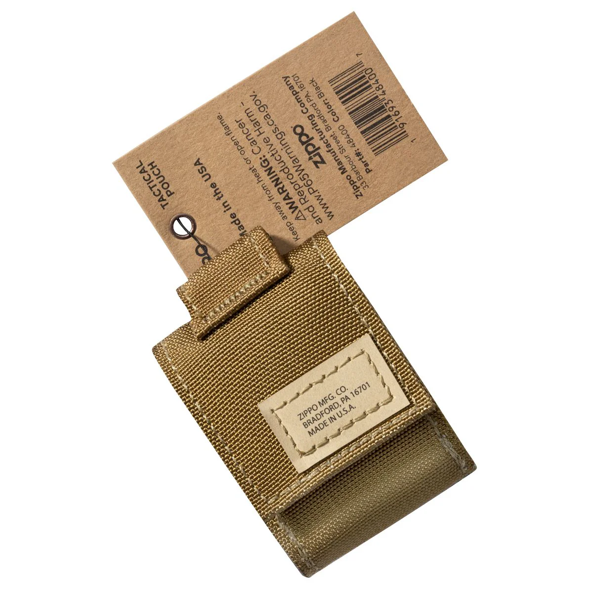 Zippo Tactical Pouch - Coyote 48401 - Image 2